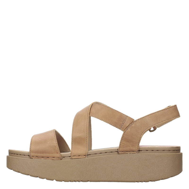 SANDALIAS MUJER PANAMA JACK CAMEL PJM0397 CUERO - 3
