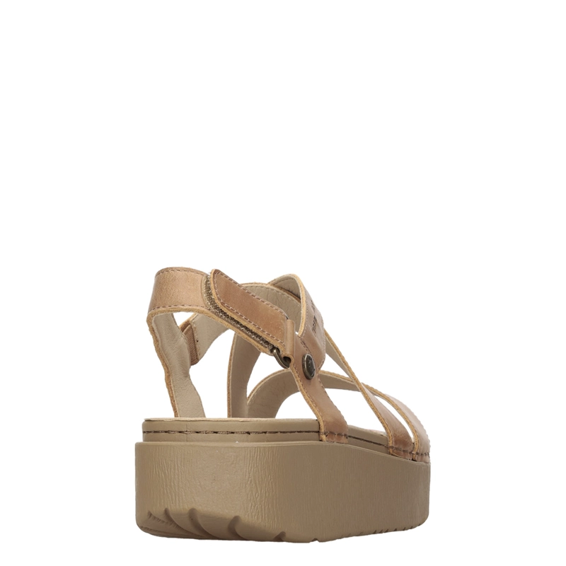 SANDALIAS MUJER PANAMA JACK CAMEL PJM0397 CUERO - 5