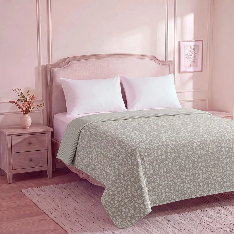 CUBRECAMA RIPLEY HOME ADELE SÚPER KING VERDE - 2