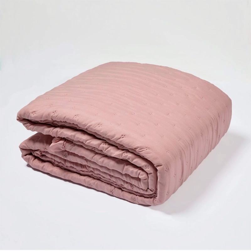 CUBRECAMA THE CLASSIC COLLECTION FLOR VUELOS 2 PLAZAS ROSA - 4