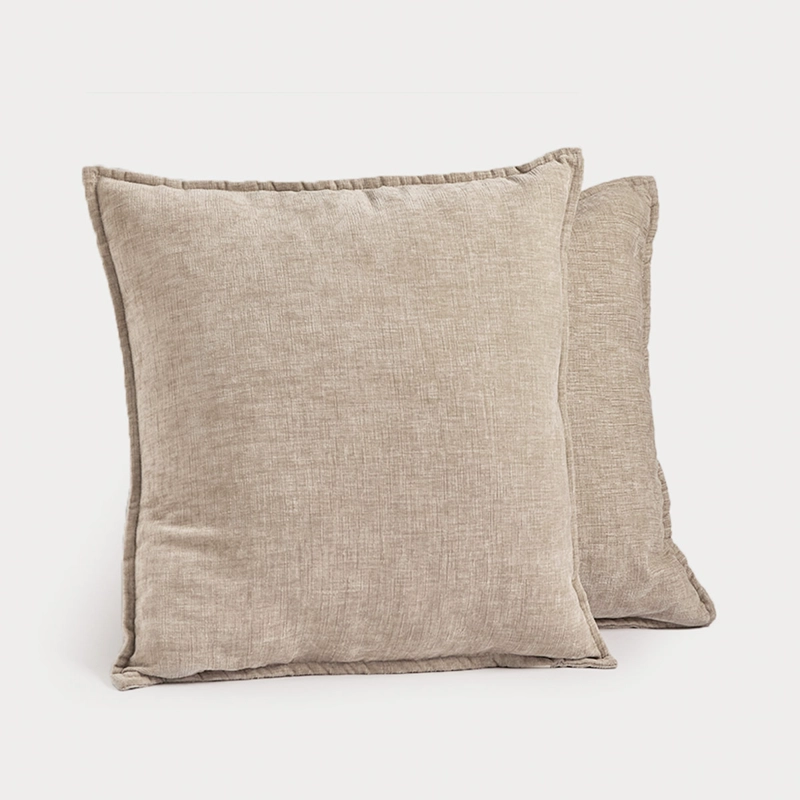 SET X2 COJINES RIPLEY HOME 50X50 CM BEIGE - 2