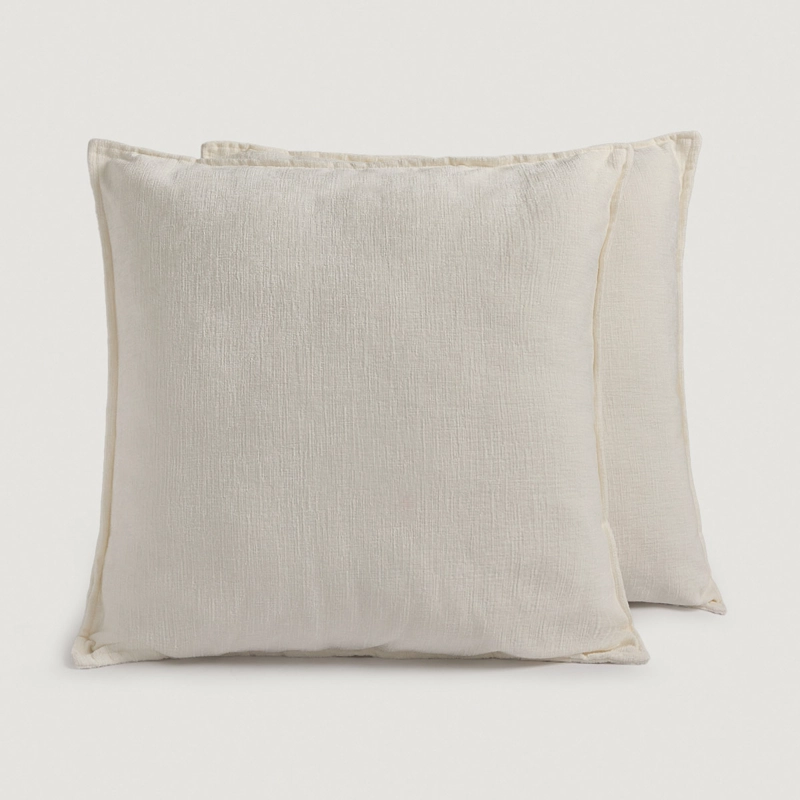 SET X2 COJINES RIPLEY HOME 50X50 CM IVORY - 2