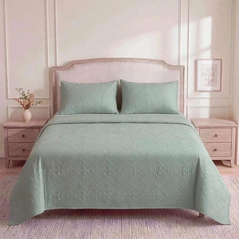 CUBRECAMA RIPLEY HOME ELIZABETH KING AQUA - 1