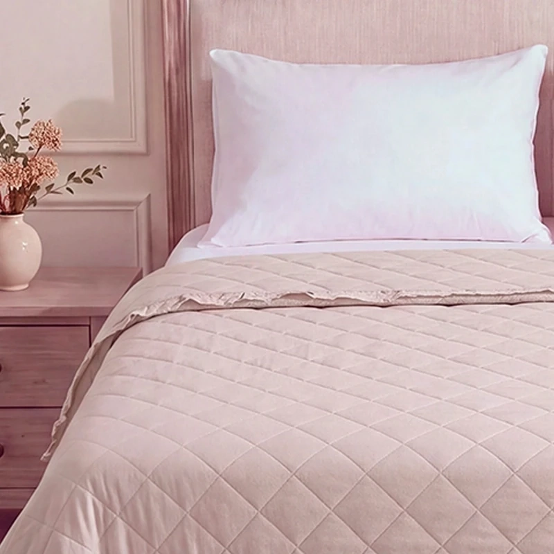 CUBRECAMA RIPLEY HOME CLASSIC COLLECTION RUFFLES 1.5 PLAZAS BEIGE - 3