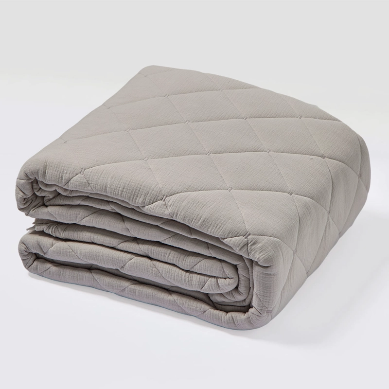 CUBRECAMA RIPLEY HOME RUFFLES SÚPER KING BEIGE - 4