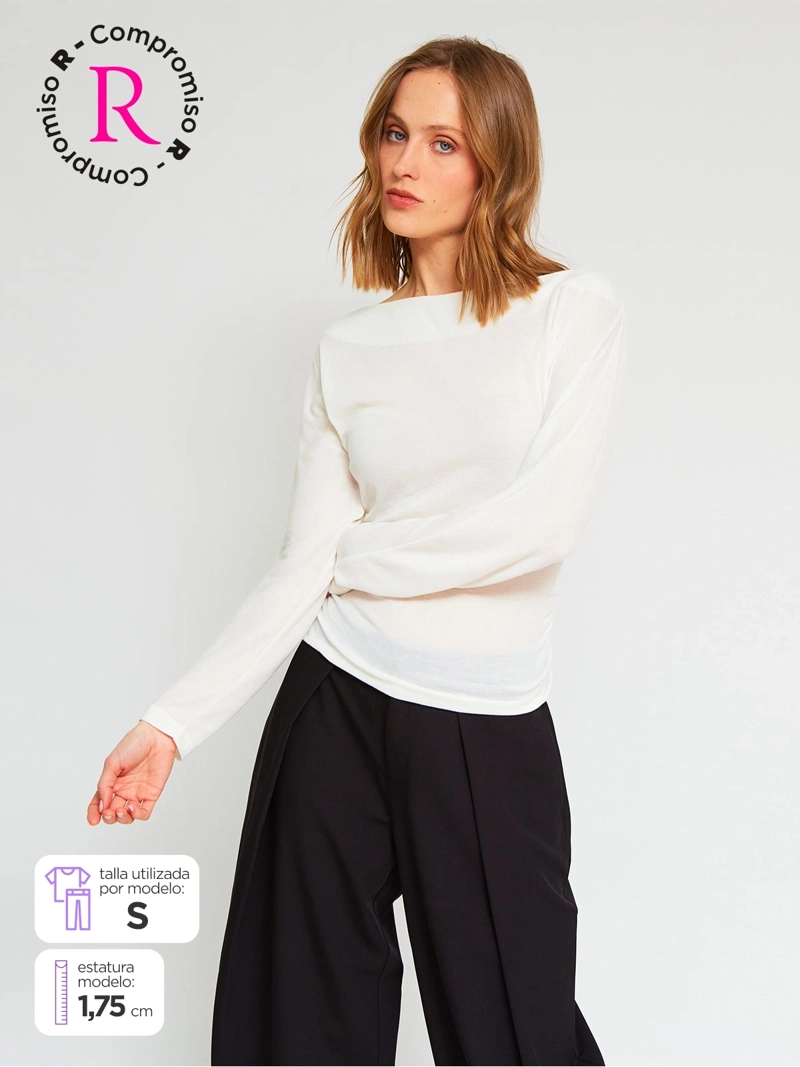 POLERA MUJER MARQUIS MANGA MURCIÉLAGO - 1
