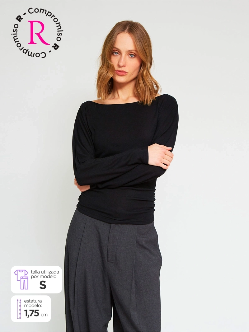 POLERA MUJER MARQUIS MANGA MURCIÉLAGO - 1