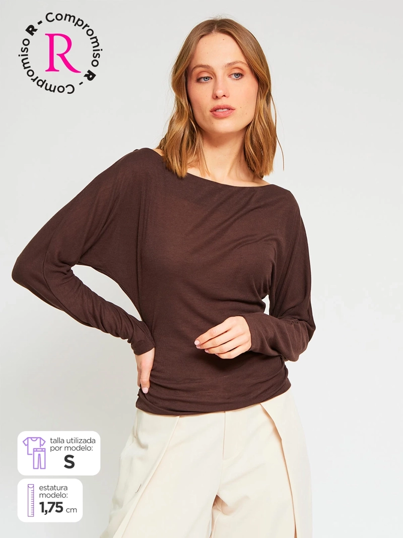 POLERA MUJER MARQUIS MANGA MURCIÉLAGO - 1