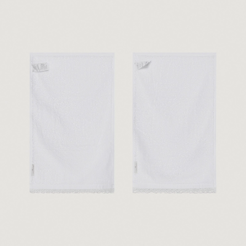 SET TOALLA VISITA RIPLEY HOME MACRAME BLANCO - 3