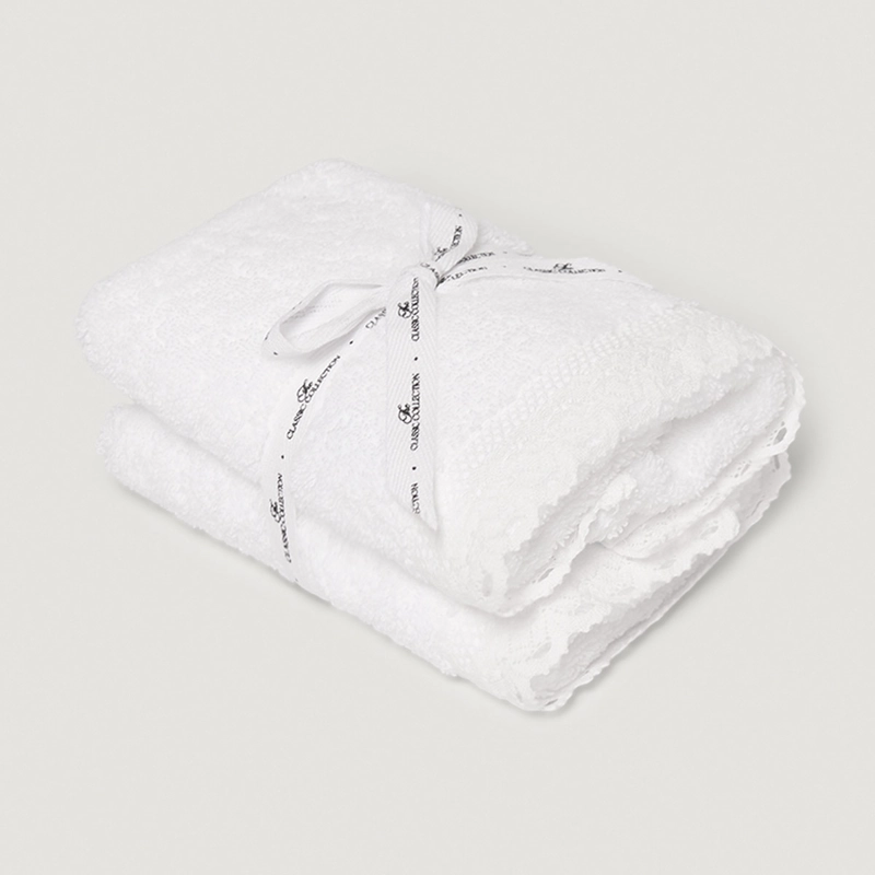 SET TOALLA VISITA RIPLEY HOME MACRAME BLANCO - 4