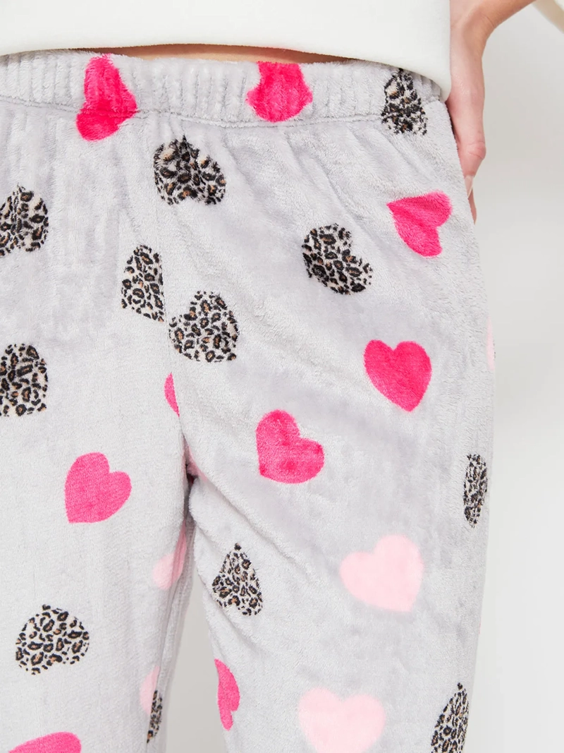 PANTALÓN PIJAMA INDEX FELPA LARGO - 4