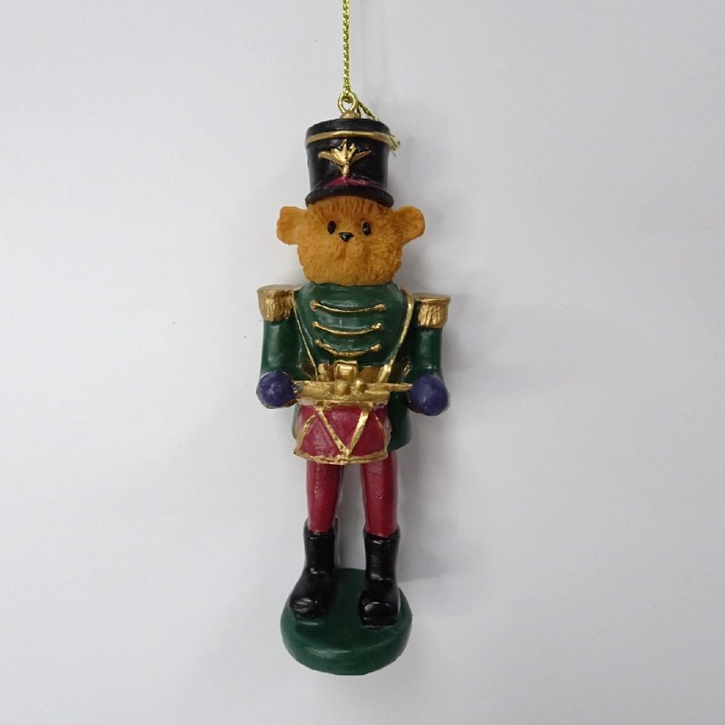 ADORNO NAVIDEÑO RIPLEY HOME TEDDY POLY VERDE - 2