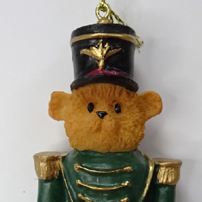 ADORNO NAVIDEÑO RIPLEY HOME TEDDY POLY VERDE - 3