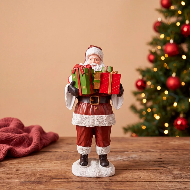 ADORNO NAVIDEÑO RIPLEY HOME TRADITIONAL XMAS SANTA VINTAGE - 1
