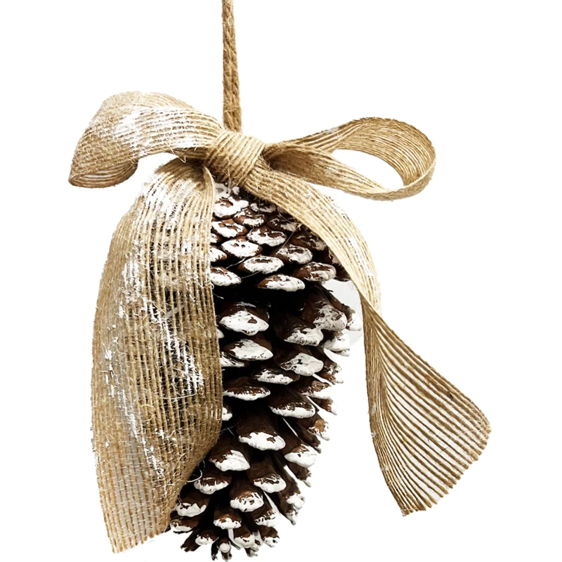 ADORNO NAVIDEÑO RIPLEY HOME NORDIC XMAS PIÑA LAZO L - 2