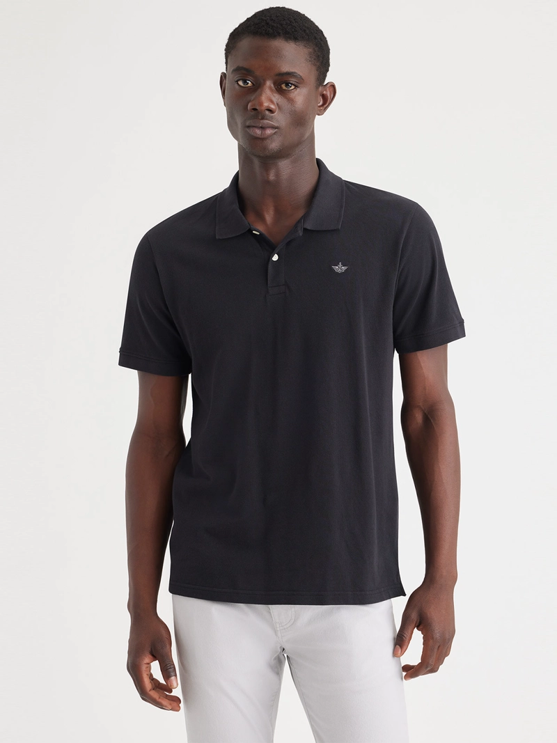 POLERA HOMBRE DOCKERS MANGA CORTA PIQUE