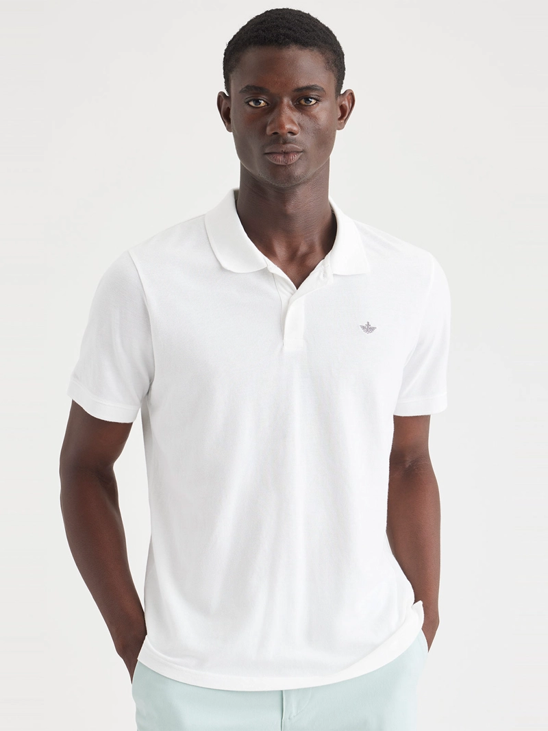 POLERA HOMBRE DOCKERS MANGA CORTA PIQUE