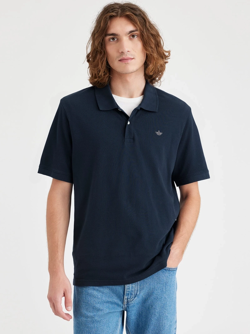 POLERA HOMBRE DOCKERS MANGA CORTA PIQUE