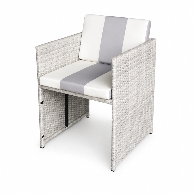 JUEGO DE COMEDOR MAISON LINETT MC 6 SILLAS 2 SITIALES - 3