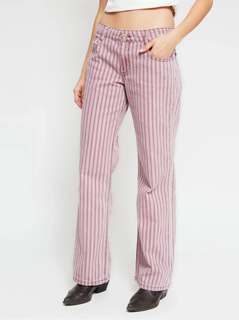 JEANS MUJER INDEX ALGODÓN RAYAS - 2