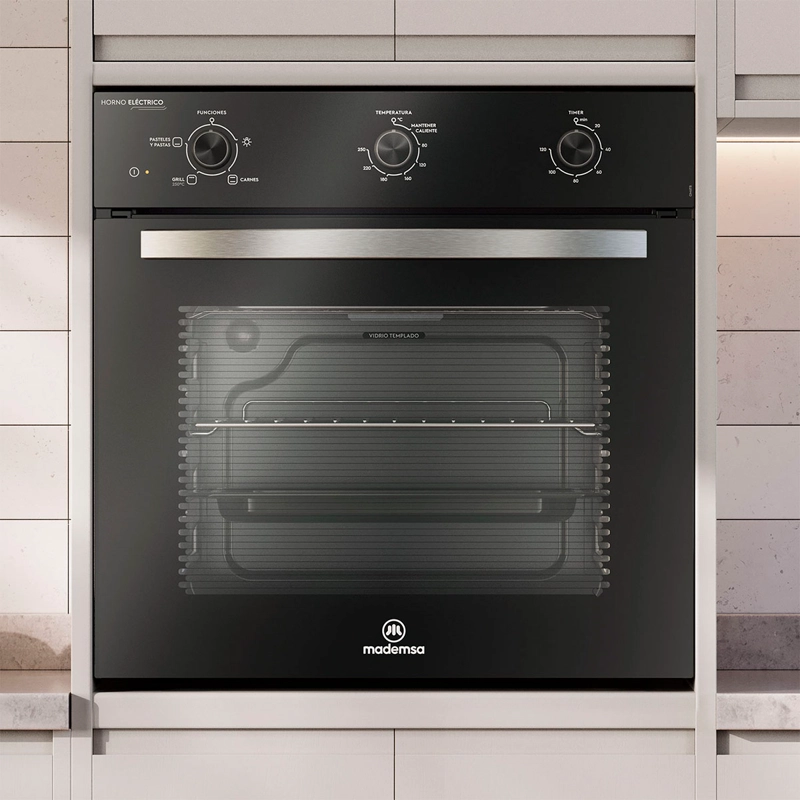 HORNO ELÉCTRICO MADEMSA EMPOTRABLE 52L OM6TB - 7