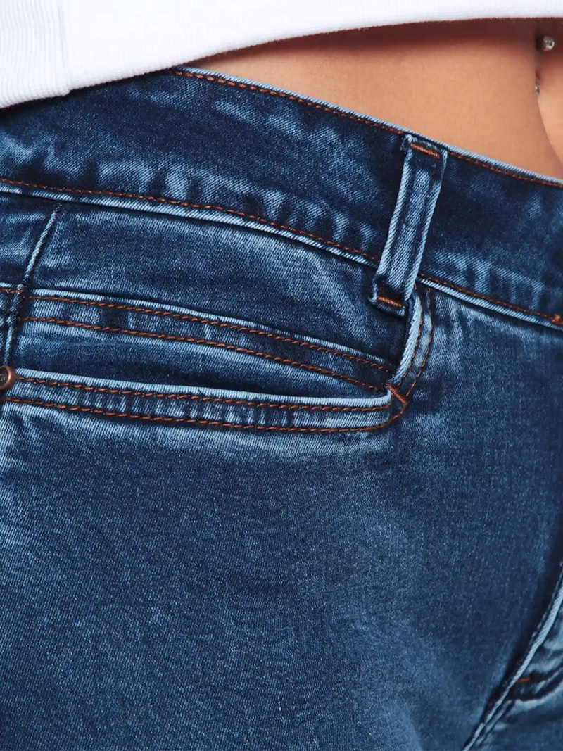 JEANS MUJER WADOS ALGODÓN FLARE TIRO BAJO - 7