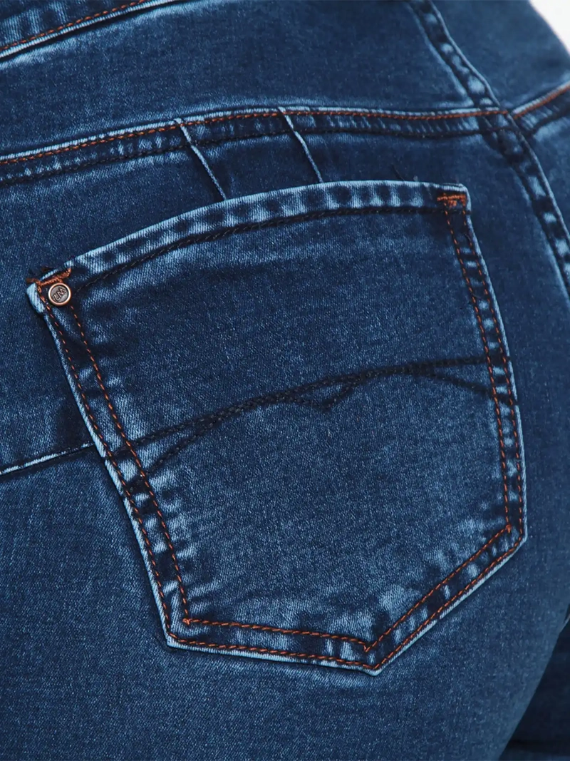 JEANS MUJER WADOS ALGODÓN FLARE TIRO BAJO - 6