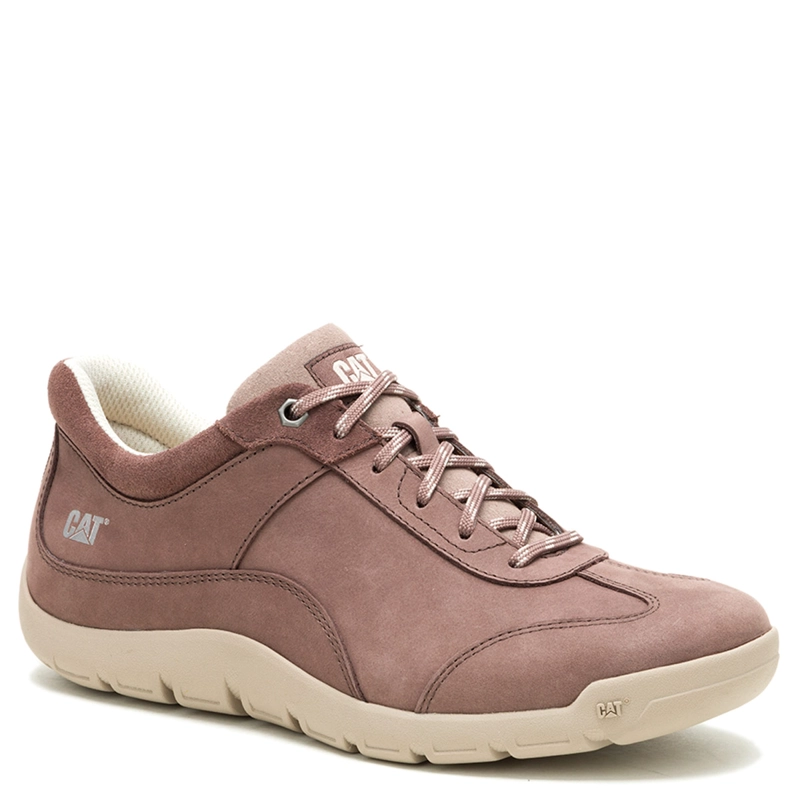 ZAPATILLAS MUJER CAT URBANAS CAFÉ VERSY LO CUERO - 1