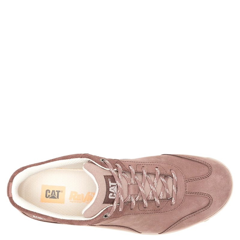 ZAPATILLAS MUJER CAT URBANAS CAFÉ VERSY LO CUERO - 5