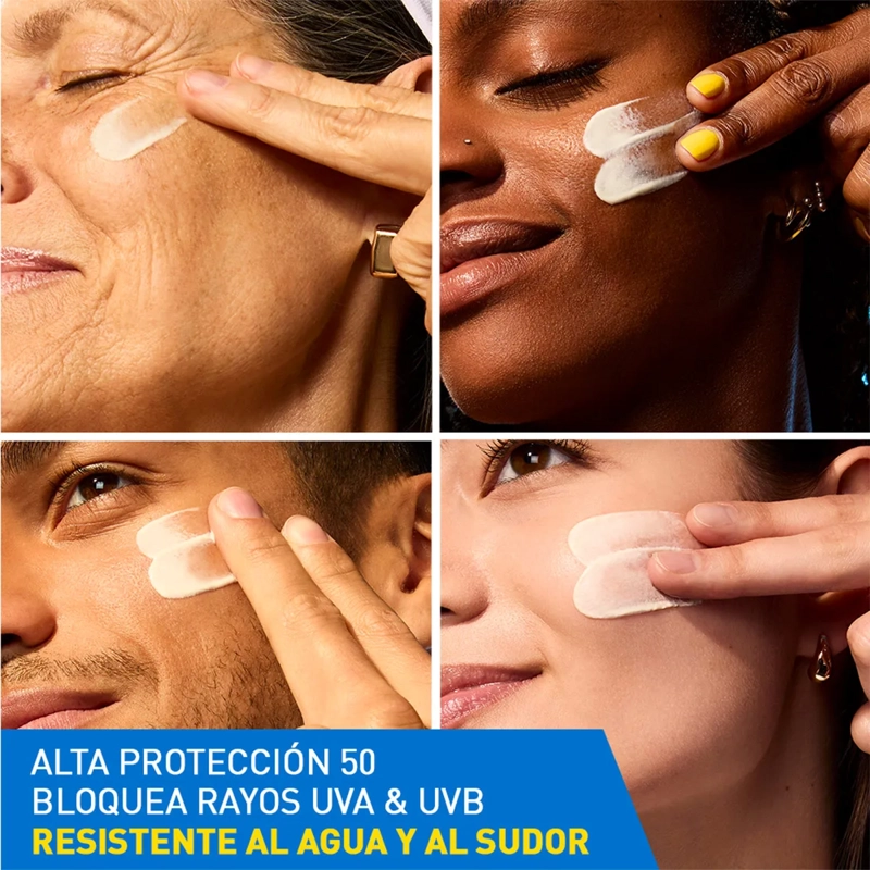 PROTECTOR SOLAR CERAVE FLUIDO HIDRATANTE E INVISIBLE SPF50 50ML - 2