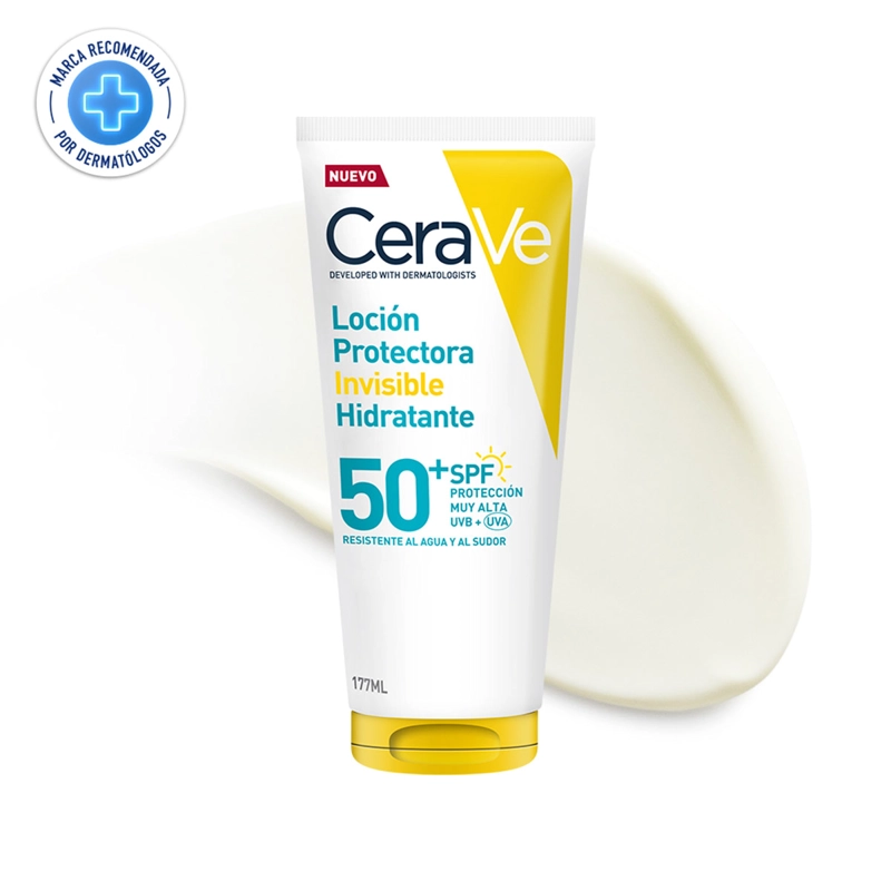 PROTECTOR SOLAR ROSTRO Y CUERPO CERAVE HIDRATANTE E INVISIBLE SPF50+ 177ML - 1