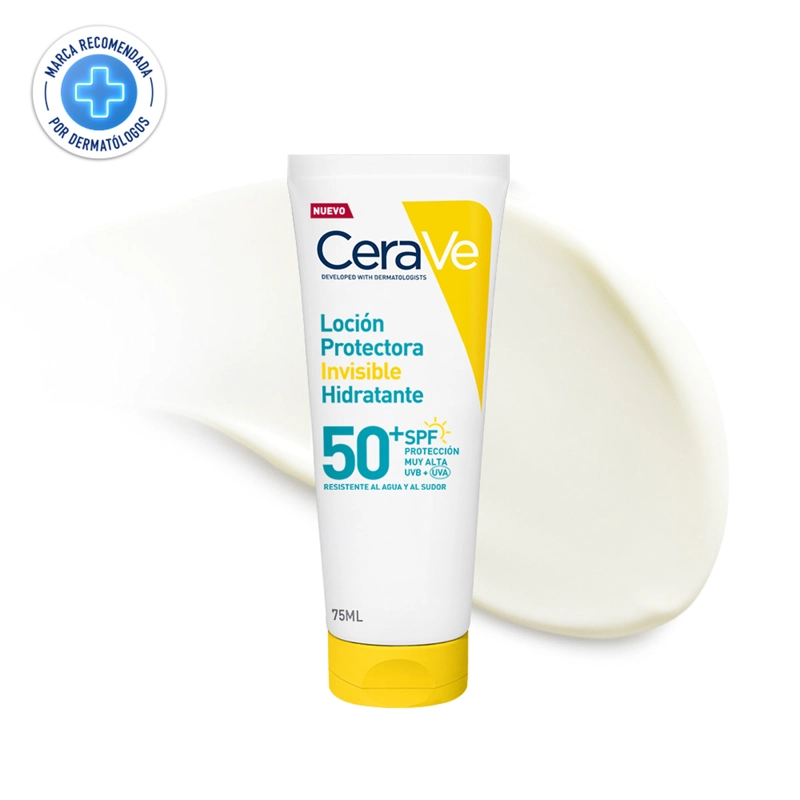 PROTECTOR SOLAR ROSTRO Y CUERPO CERAVE HIDRATANTE E INVISIBLE SPF50+ 75ML - 1