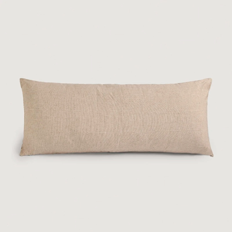 COJÍN MAISON LINETT LISO 35X90 CM BEIGE - 2