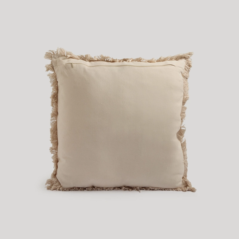 COJÍN RIPLEY HOME FLECOS 45X45 CM BEIGE - 3