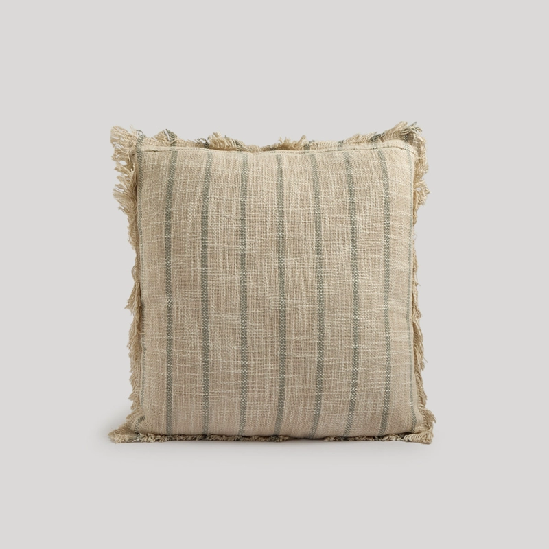 COJÍN RIPLEY HOME TEXTURA LÍNEAS 50X50 CM VERDE - 2