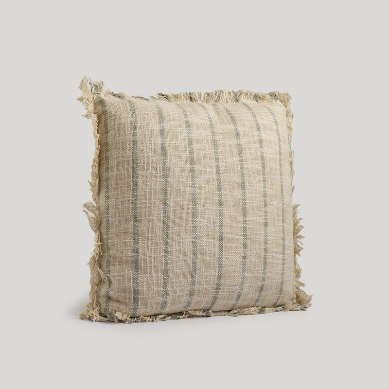 COJÍN RIPLEY HOME TEXTURA LÍNEAS 50X50 CM VERDE - 3