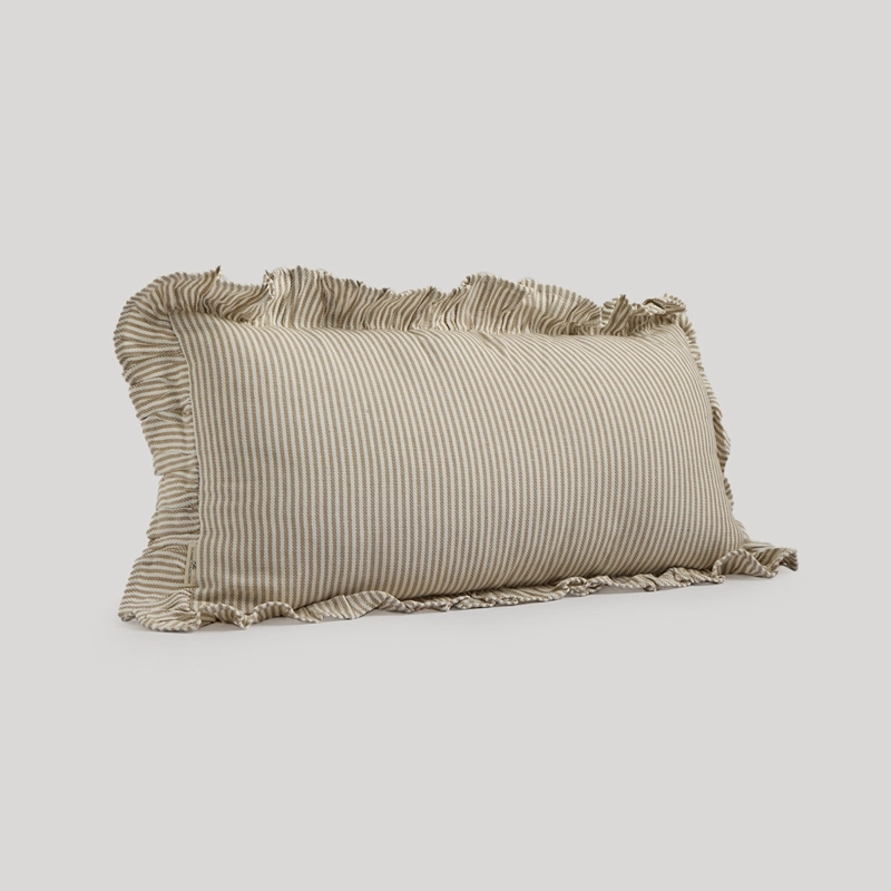 COJÍN THE CLASSIC COLLECTION FLORES AMELIE 30X60 CM BEIGE - 4