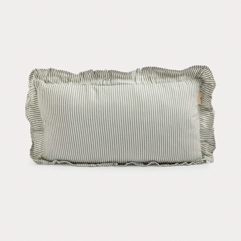 COJÍN THE CLASSIC COLLECTION RAYAS LARA 30X60 CM VERDE - 2