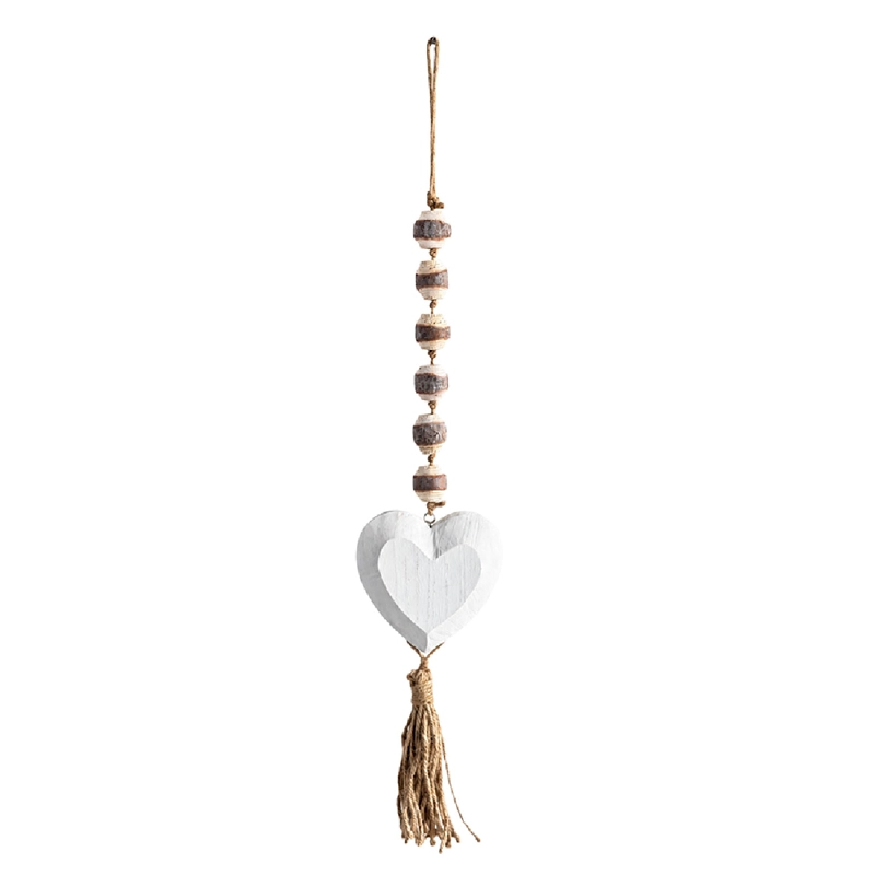 ADORNO NAVIDEÑO RIPLEY HOME NORDIC XMAS CORAZÓN COLGANTE - 2
