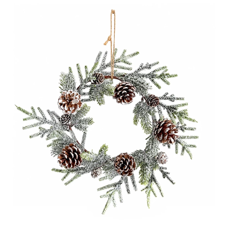 ADORNO NAVIDEÑO RIPLEY HOME NORDIC XMAS CORONA  - 2