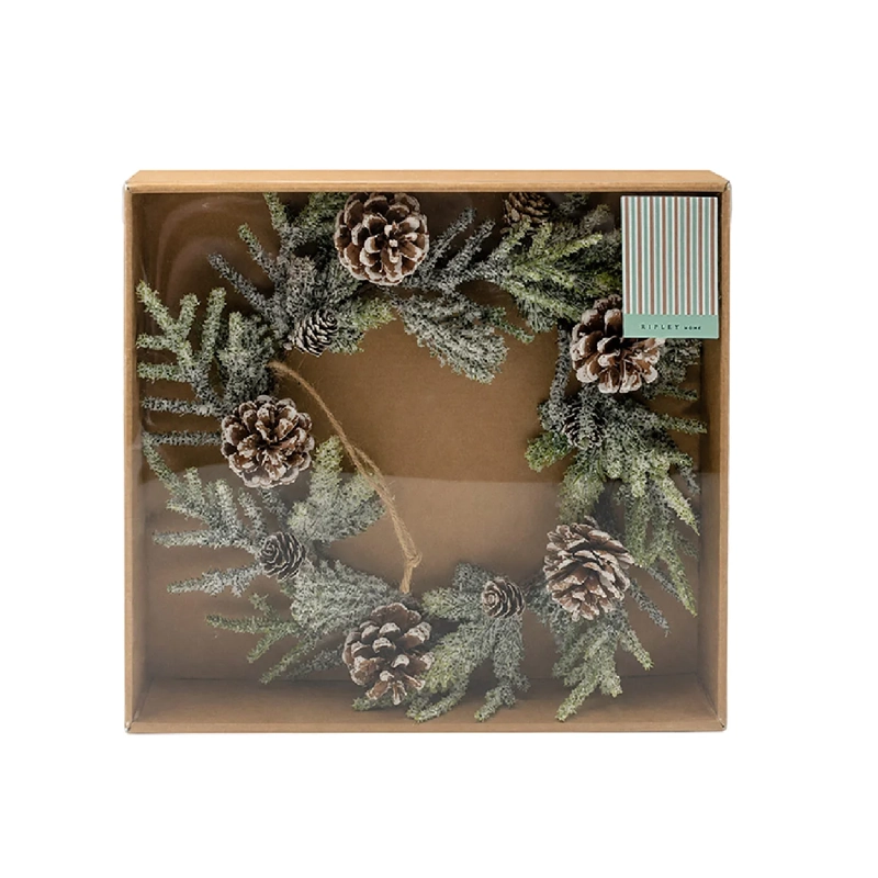 ADORNO NAVIDEÑO RIPLEY HOME NORDIC XMAS CORONA  - 3