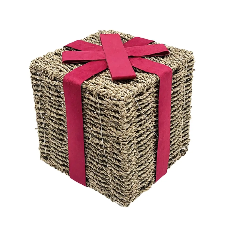 ADORNO NAVIDEÑO RIPLEY HOME TRADITIONAL XMAS REGALO CINTA ROJA - 2