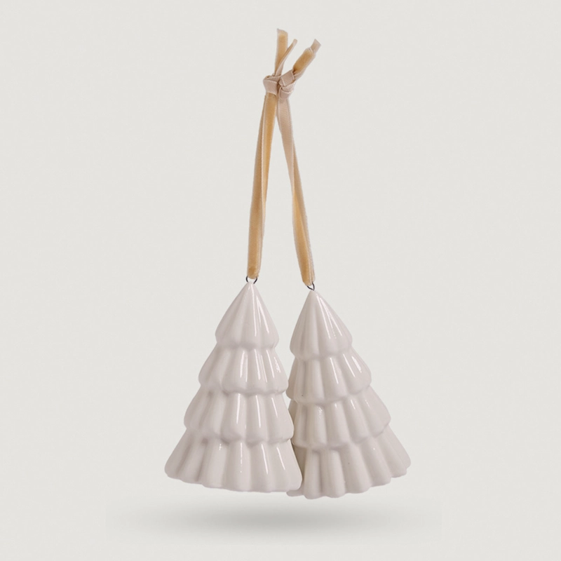 ADORNO NAVIDEÑO MAISON LINETT SET X2 CERÁMICA - 1