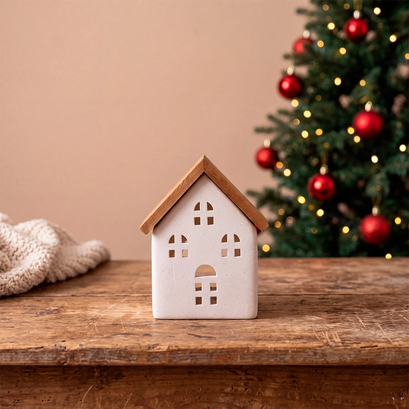 ADORNO NAVIDEÑO NORIC XMAS CASITA M - 1