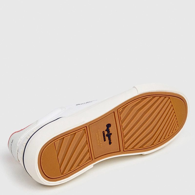 ZAPATILLAS MUJER PEPE JEANS LONDON CASUALES BLANCO TAYLOR BASIC - 5