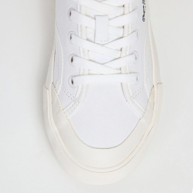 ZAPATILLAS MUJER PEPE JEANS LONDON CASUALES BLANCO TAYLOR BASIC - 6