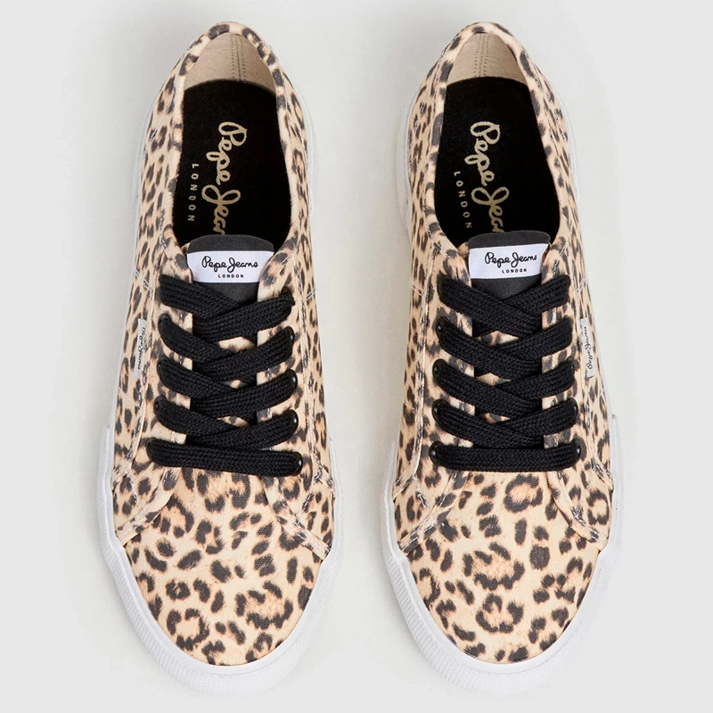 ZAPATILLAS MUJER PEPE JEANS LONDON CASUALES AMARILLO BRADY LEO - 3
