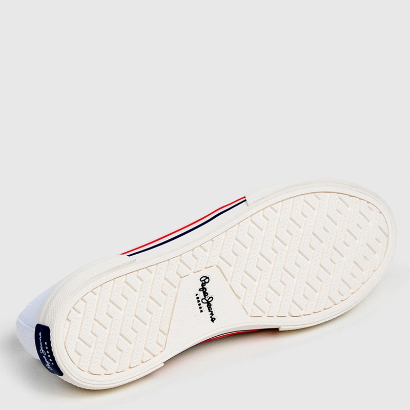 ZAPATILLAS MUJER PEPE JEANS LONDON CASUALES BLANCO BRADY BASIC - 5