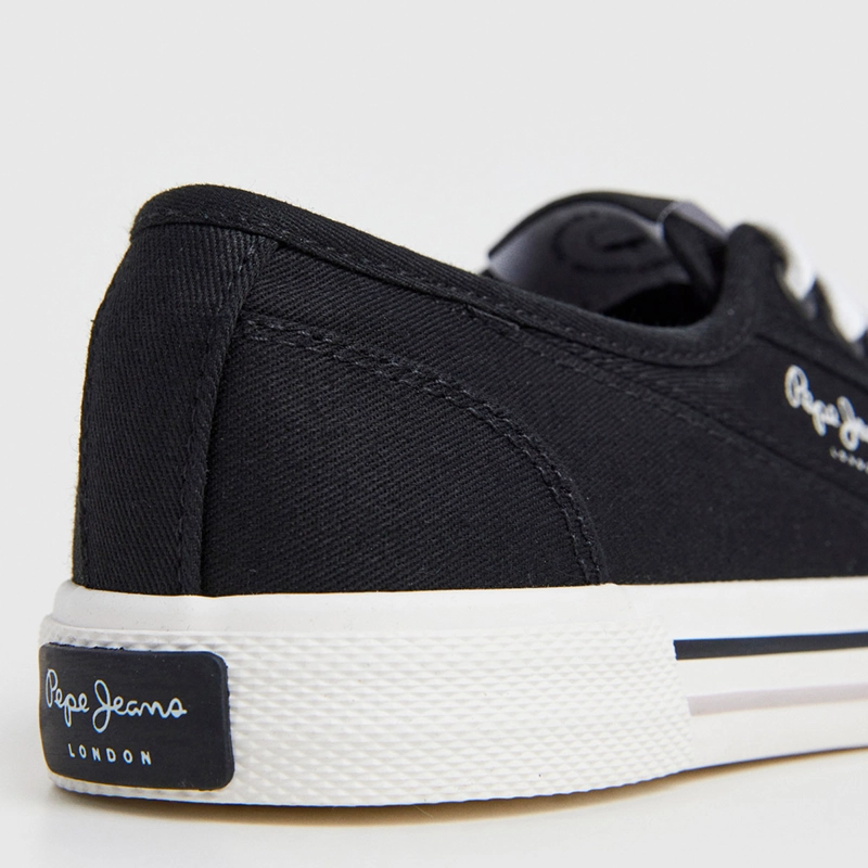 ZAPATILLAS MUJER PEPE JEANS LONDON CASUALES NEGRO BRADY BASIC - 6