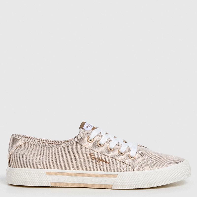 ZAPATILLAS MUJER PEPE JEANS LONDON CASUALES AMARILLO BRADY PARTY - 1